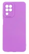 Чохол Pro Camera для Samsung Galaxy M32 / M325 бампер із мікрофіброю темно-бузковий - зображення 1