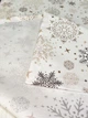 Водоотталкивающая Скатерть новогодняя с принтом Снегопад 140х100 см (+ 2 салфетки 30х40) Бежевый - изображение 8