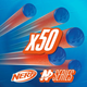 Комплект стріл для бластерів Hasbro Nerf N1 50 шт F8639 (5010996211385) - зображення 5