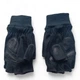 Перчатки-варежки мужские флисовые чёрные 9125_10_Black - изображение 5