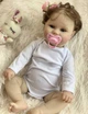 Коллекционная Силиконовая Кукла Реборн Младенец Reborn Анатомическая Девочка Пупс Эрика (Виниловая Кукла) 50 см - изображение 4