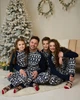 Мужской комплект із штанами - новогодний орнамент- family Lock для всей семьи 2XL синий - изображение 2