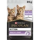 Влажный корм Purina Pro Plan Kitten Healthy Start для котят кусочки индейки в соусе 85 г - изображение 1