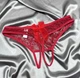Трусики стрінги мереживні з доступом Etosell 0032 XL - зображення 3