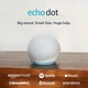 Смарт колонка контроллер Amazon Echo Dot 5th Generation сііра (Англійська мова) - зображення 3