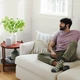 Колонка Google Nest Audio Chalk (Англійська мова) розумна колонка, смарт акустика - зображення 8