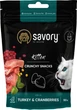 Хрустящие лакомства Savory для здорового роста котят, индейка с клюквой, 50 г (4820232631393) - изображение 1