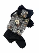 Спортивний костюм комбінезон для собак Міккі Маус (Mikey Mouse) Louis Vuitton трикотаж на флісі колір чорний розмір ML (KS 09 ML) - изображение 1