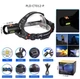 Ліхтар на чоло NIGHT VISION FLUORESCENCE CT012-P-TG, 2x18650, Type-C, signal light, zoom, Box - зображення 2