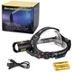 Ліхтар на чоло NIGHT VISION FLUORESCENCE CT012-P-TG, 2x18650, Type-C, signal light, zoom, Box - зображення 3