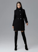 Пальто жіноче Figl M623 XL Чорне (5902194357197) - зображення 3