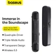 Беспроводной саундбар BASEUS AeQur DS10 Mini Soundbar Cluster Black (A20054402111-00) - изображение 8