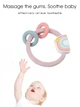 Іграшка-прорізувач ортодонтичний Mommy Bag Веселка Рожева - изображение 4