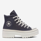 Женские зимние кеды кожаные высокие Converse Ctas Lugged Heel Hi A10152C 36 (5.5US) 22.5 см Серые (194435169194) - изображение 3