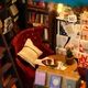 Румбокс 3D інтер'єрний конструктор DIY house Hongda craft Бук Нук «Книжкова крамниця» (M2314) - зображення 4