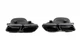 Насадки на глушник Black AMG для Mercedes GLE/ML сlass W166 2011-2018 рр - зображення 1