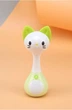 Детская игрушка Hola Погремушка-грызунок кот салатовый 15*9 см (3134 ) - изображение 4