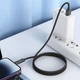 Зарядний кабель USB-Lightning для iPhone / Провід шнур Юсб Лайтнінг для зарядки айфона Apple пристроїв Black D5 - зображення 4