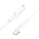 Кабель USB Type-C to USB Type-C / Провод шнур Юсб Тайп си на Юсб Тайп си для быстрой зарядки и передачи данных F17 - изображение 2