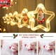 Новогодняя гирлянда звезды с фигурками Xmas 3х0,8м 8 режимов Теплый белый - изображение 6