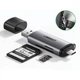 USB Кардридер UGREEN CM185 UGR-50706 USB-C / USB-A / TF / SD Card Reader, Gray - изображение 3