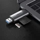 USB Кардридер UGREEN CM185 UGR-50706 USB-C / USB-A / TF / SD Card Reader, Gray - изображение 4