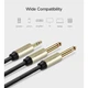 Аудио кабель UGREEN AV126 UGR-10615 3.5mm TRS to Dual 6.35mm TS 2m, Gray - изображение 7