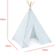 Wigwam dla dzieci Boppi Teepee Niebieski (5060459741874) - obraz 3