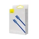 Кабель Baseus Crystal Shine Series Fast Charging Data Cable Type-C to iP 20W 1.2m Blue (CAJY000203) - изображение 2