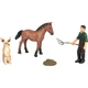 Фигурка Kids Team набор Ферма жеребёнок, кролик, фермер (Q9899-T1_1) - изображение 1