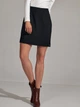 Spódnica trapezowa damska mini Figl M723 XL Czarna (5902194384568) - obraz 1