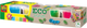 Тісто для ліплення SES Creative Eco Dough 4 x 90 г 24911 (8710341249113) - зображення 1