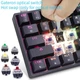 Ігрова клавіатура EPOMAKER SKYLOONG SK64 / Механічна / Gateron Optical Blue / RGB підсвітка / UKR / Black Б/В - зображення 2