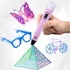 3D-Ручка 3Dpen С Lcd Экраном Полный Набор Пластик Розовый - изображение 1
