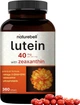 Добавка преміум-класу для здоров'я шкіри та очей NatureBell Lutein 40mg та Zeaxanthin 1,600mcg 360 капсул - зображення 1