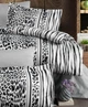 Турецька постільна білизна First Choice Cotton Satin Leopard Black євро - зображення 2