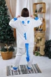 Пижама кигуруми My Kigu Женская Теплая Аниме Принц-Дракон Аобинг The Legend of Aobing Белый размер XL 175-185 см (111641) - изображение 11