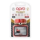 Капа OPRO Gold Braces під брекети зросла (вік 11+) Red/Pearl (art.102506003) - зображення 10