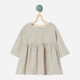 Детское льняное платье H&M 061024993 50 см Светло-бежевое (6666000339706) - изображение 1