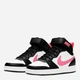 Підліткові високі кеди для дівчинки Nike Court Borough Mid 2 (Gs) CD7782-005 39 (6.5US) Чорні (194953181241) - зображення 2