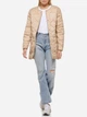 Куртка демисезонная удлиненная двусторонняя женская Levi's 458666112 M Бежевая (1159818139) - изображение 3