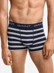 Набор трусов боксеров мужских хлопковых GANT Stripe Trunk 3-Pack 902433023-433 S 3 шт Синий (7325707764288) - изображение 9