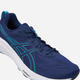 Buty sportowe męskie z siatką na platformie do kostki oddychające ASICS 1011B881-401 46.5 (12US) 29.5 cm Granatowy/Niebieski (4550457883207) - obraz 6