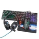 Игровой набор клавиатура+мышь+коврик+наушники с подсветкой HOCO DI54 Luster keyboard mouse headset set - изображение 3
