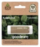 Флеш накопичувач USB 64Gb Goodram UME3 "Eco Friendly", Brown, USB 3.2 Gen 1, до 60/20 МБ/с (UME3-0640EFR11) - зображення 5