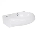 Раковина подвесная овальная левая Qtap Leo 420x280x150 White QT11115011LWN - изображение 4