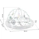 Дитячий розвиваючий інтерактивний килимок з дугами, подушкою та іграшками Dino Nukido (97 x 78 см), сірий - изображение 6