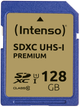 Карта пам'яті Intenso Premium SDXC 128GB Class 10 UHS-I (3421491) - зображення 1