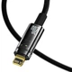 Кабель Baseus Explorer Series Auto Power-Off Fast Charging Data Cable Type-C to IP 20W 1m Black (CATS000001) - зображення 4