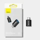 Адаптер Baseus Ingenuity Series Mini OTG Adaptor Type-C to USB-A 3.1 Blue (ZJJQ000003) - изображение 2